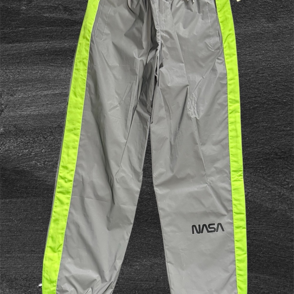 Forever 21 Gray and Neon Green Men's Pants
